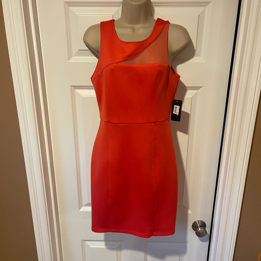 Guess Bold Red Mini Dress